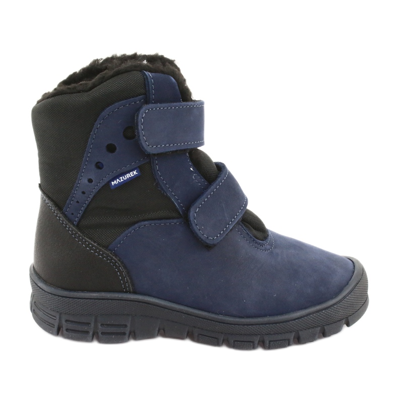 Botas com membrana Mazurek 1353 azul marinho preto Botas com membrana Mazurek 1353 azul marinho preto
