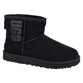 Logotipo de borracha mini Ugg Classic W 1108231-BLK preto