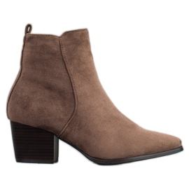 Filippo Botas elegantes no spitz marrom