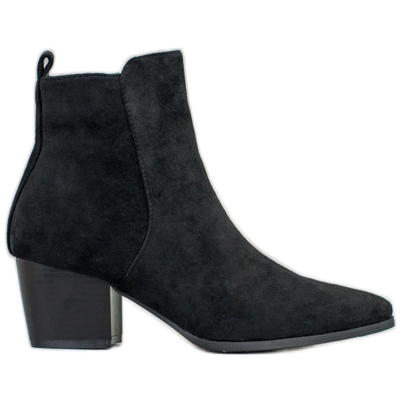 Filippo Botas elegantes no spitz preto