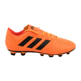 Chuteiras Adidas Nemeziz 18.4 FxG M DA9594 laranja