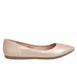 Dedos de amêndoa das bailarinas ouro CD52P ouro dourado