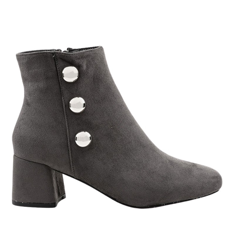 Botas de camurça cinza no poste L068