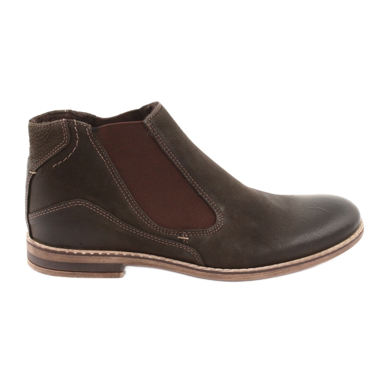 Riko Jodhpur botas isoladas 863 inserção marrom castanho