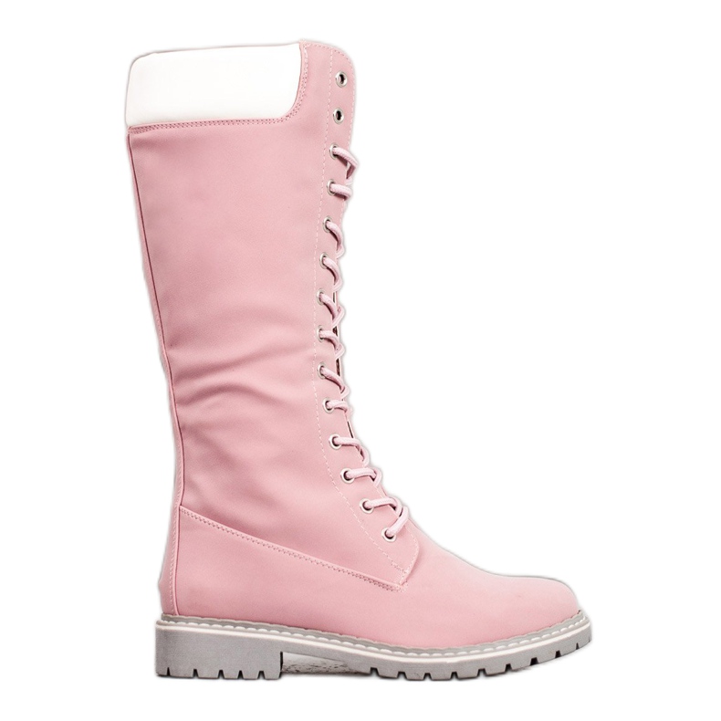 Seastar Botas com cordões quentes rosa Seastar Botas com cordões quentes rosa