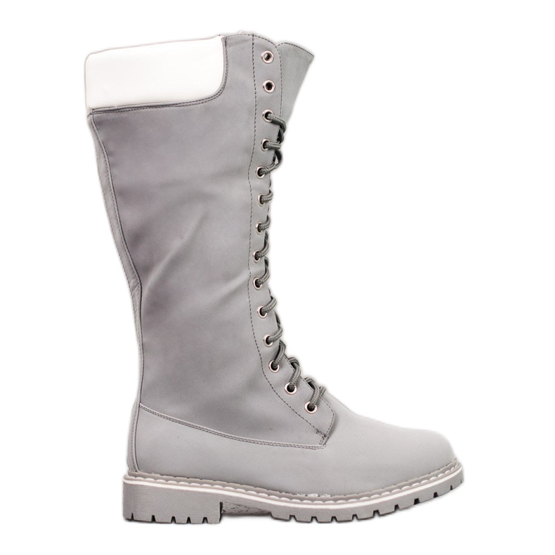 Seastar Botas com cordões quentes cinza