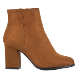 Marquiz Botas camelo camurça marrom