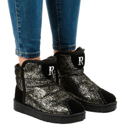 Golden Eskimo isolado emu FC232-17 preto amarelo