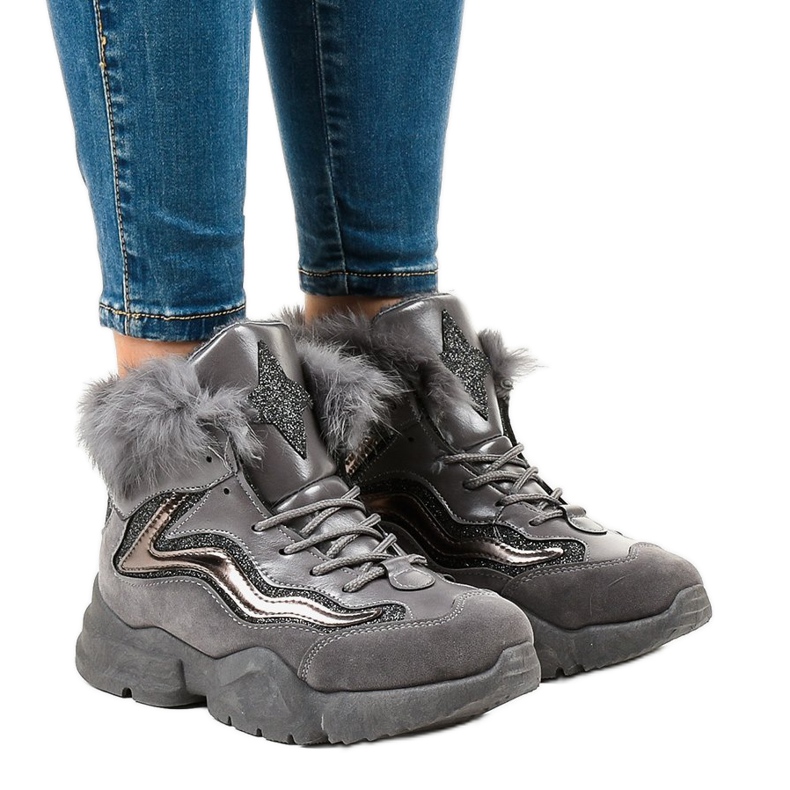 Tênis cinza quente LS-2062