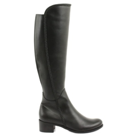 Botas compridas com trança Espinto 194 Darex preto