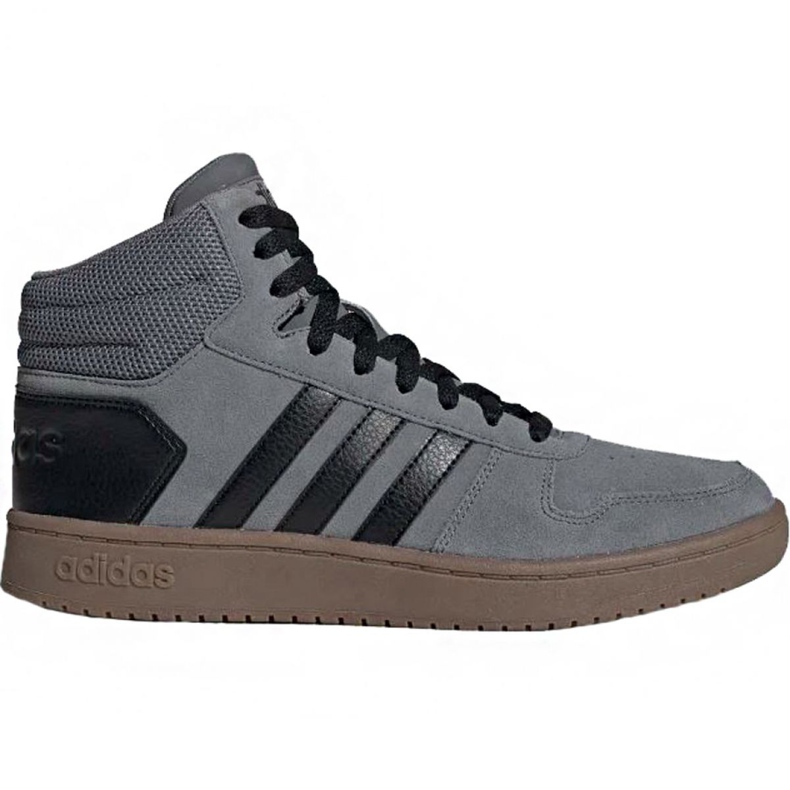 Tênis Adidas Hoops 2.0 Mid M EE7367 cinza