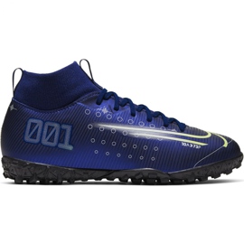 Chuteiras de futebol Nike Mercurial Superfly 7 Academy Mds Tf Jr BQ5407 401 marinha marinha