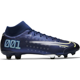 Chuteiras de futebol Nike Mercurial Superfly 7 Academy Mds FG / MG M BQ5427 401 azul azul