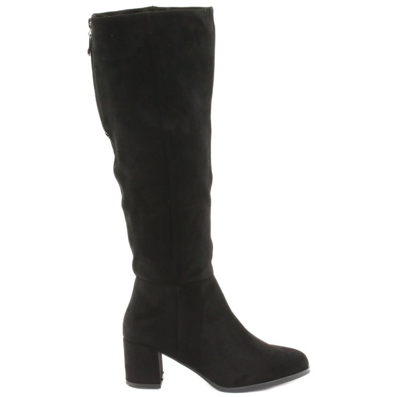 Botas de camurça preta Sergio leone KZ273 preto