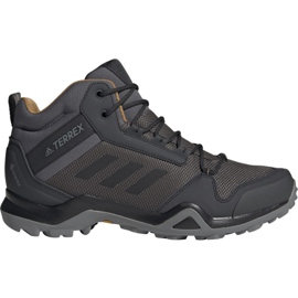 Sapatos adidas Terrex AX3 Mid Gtx M BC0468 preto cinza