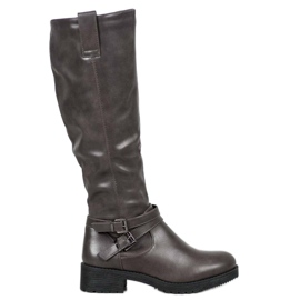 Super Me Botas quentes cinza