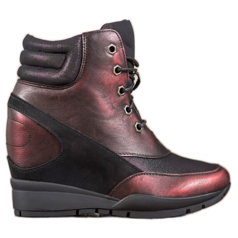 Sergio Leone Tênis Borgonha vermelho