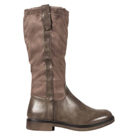 Super Mode Botas clássicas marrom