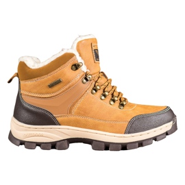 Arrigo Bello Botas de inverno amarradas marrom