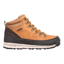 McKey Botas amarradas com pele de carneiro marrom