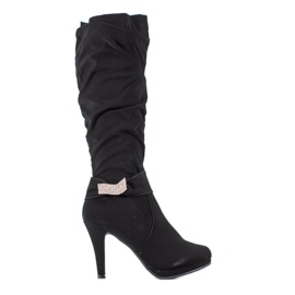 Ch. Creation Botas de salto alto preto