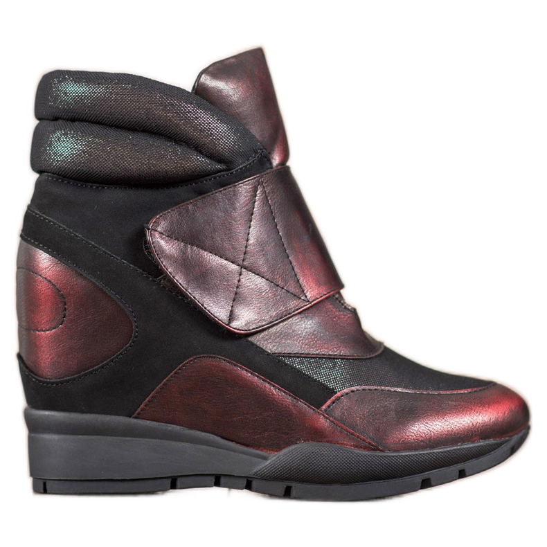 Sergio Leone Tênis velcro vermelho