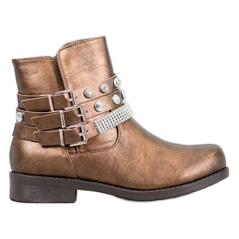 Forever Folie botas marrons castanho