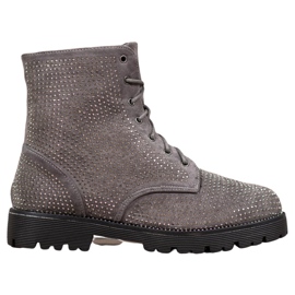 Sweet Shoes Botas de camurça cinza