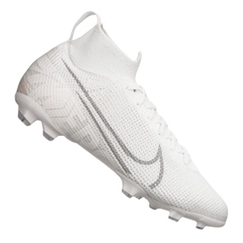 Chuteiras Nike Superfly 7 Elite Fg Jr AT8034-100 branco branco