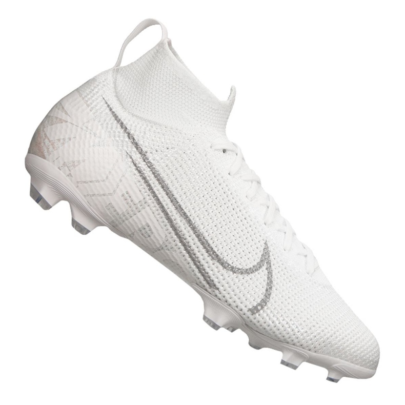 Chuteiras Nike Superfly 7 Elite Fg Jr AT8034-100 branco branco