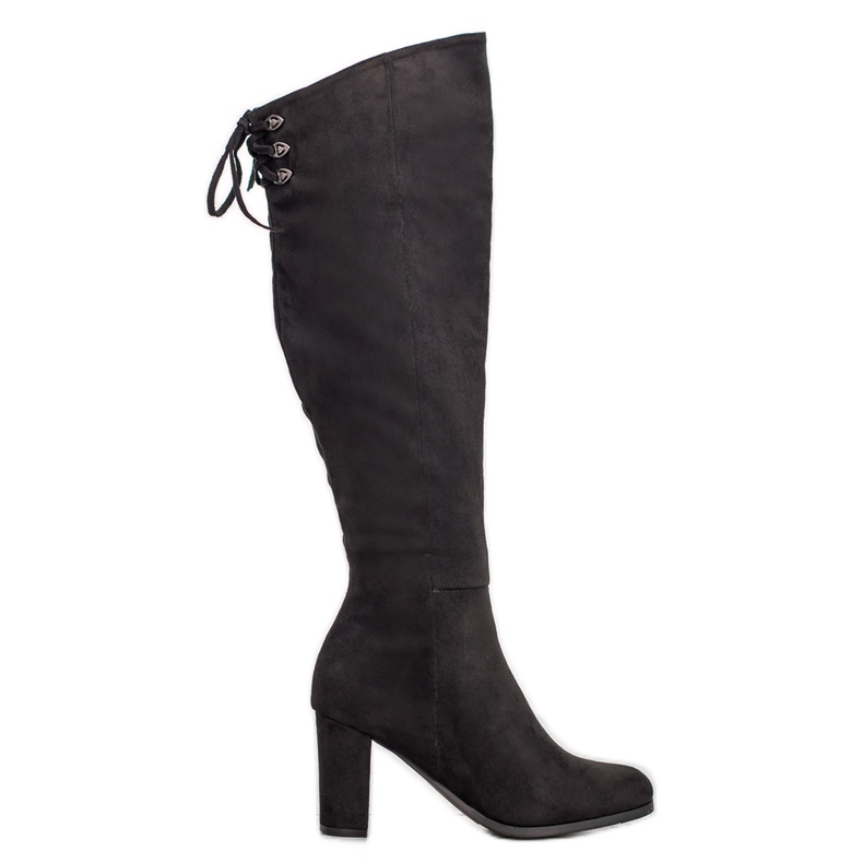 Botas de camurça VINCEZA preto