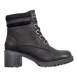 Goodin Botas quentes de salto alto preto