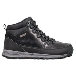 McKey Botas amarradas com pele de carneiro preto
