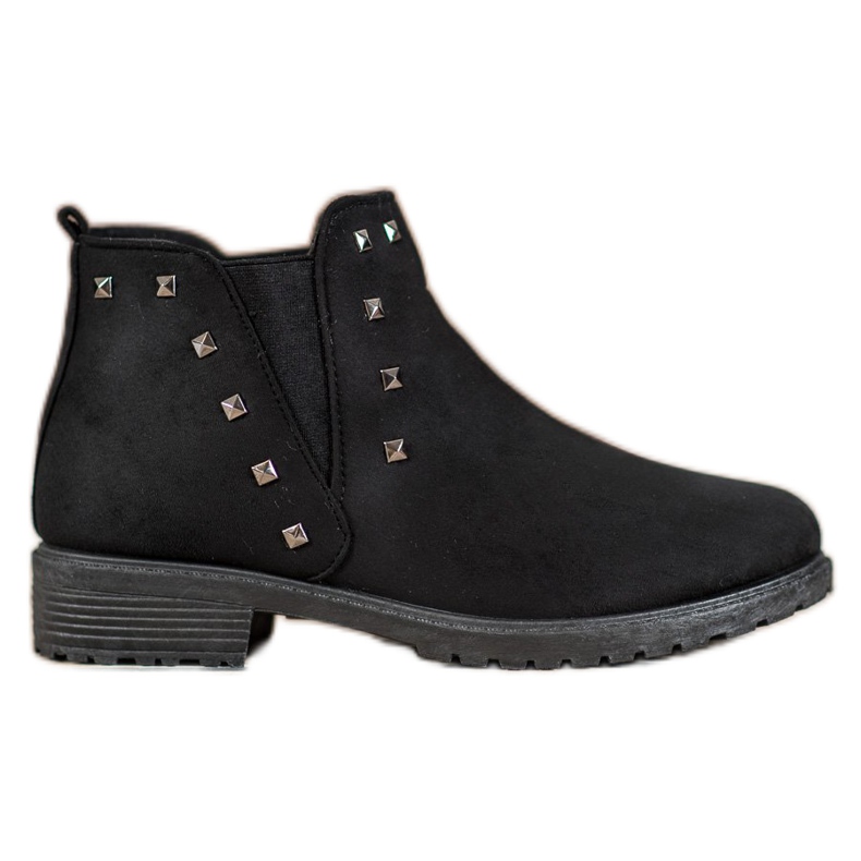 SHELOVET Botas com pregos preto verde SHELOVET Botas com pregos preto verde