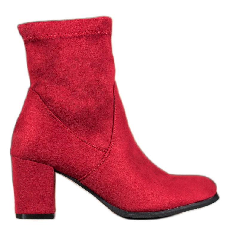 SHELOVET Botas vermelhas vermelho