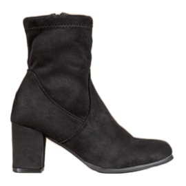 SHELOVET Botas pretas de deslizamento preto