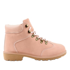 Botas de caminhada rosa sem isolamento XDS1702 Botas de caminhada rosa sem isolamento XDS1702