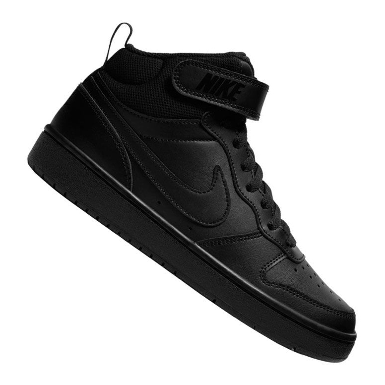 Sapato Nike Jr Court Borough Mid 2 (GS) Jr CD7782-001 preto