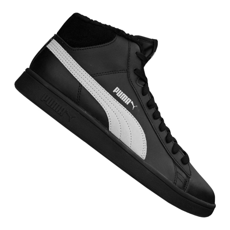 Puma Smash V2 Mid L Fur Jr 366895-05 preto