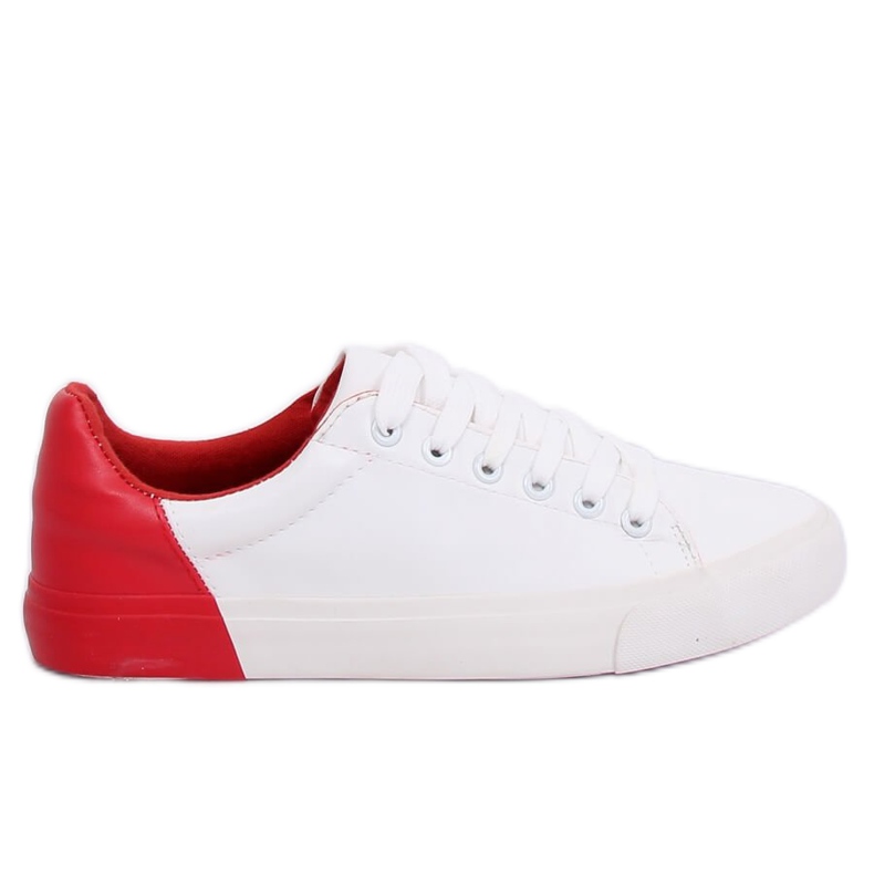 Tênis feminino branco e vermelho A88-29 W-RED Ii Genre