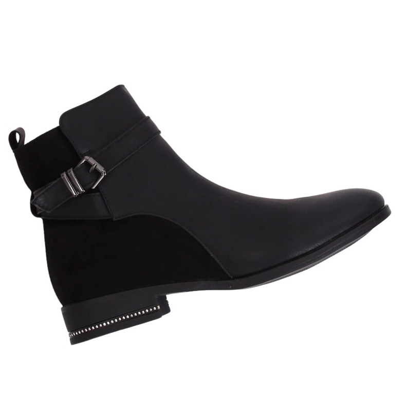 Botas Jodhpur pretas para mulheres 3332 pretas preto