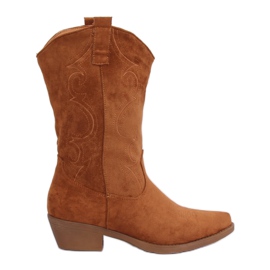 Camel NC972 Botas de cowboy camelo marrom