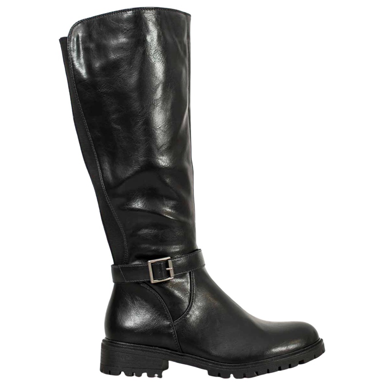 Filippo Botas Pretas Com Elástico preto