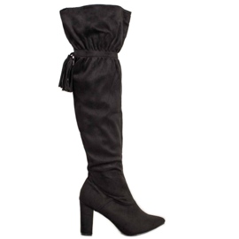 Seastar Botas Pretas Com Franjas preto