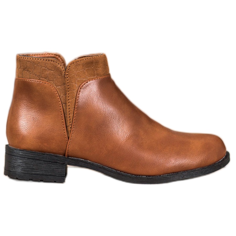 Small Swan Botas de camelo casuais castanho Small Swan Botas de camelo casuais castanho