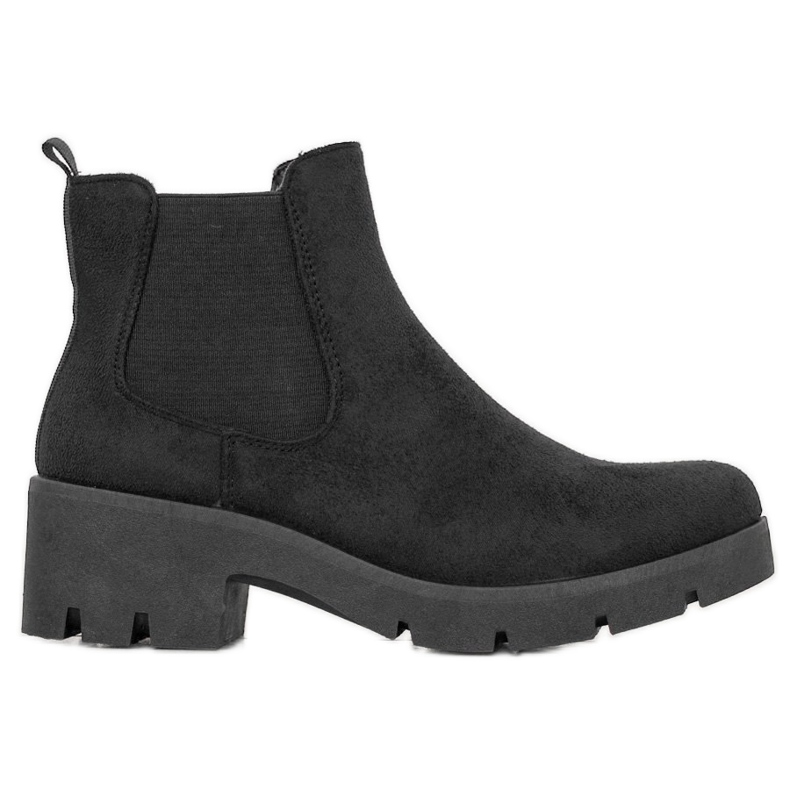SHELOVET Chelsea Boots na plataforma preto