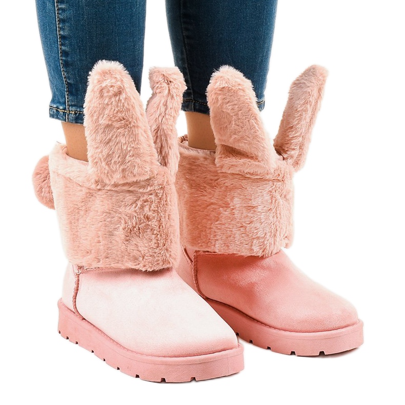 Botas esquimó rosa isoladas NB137