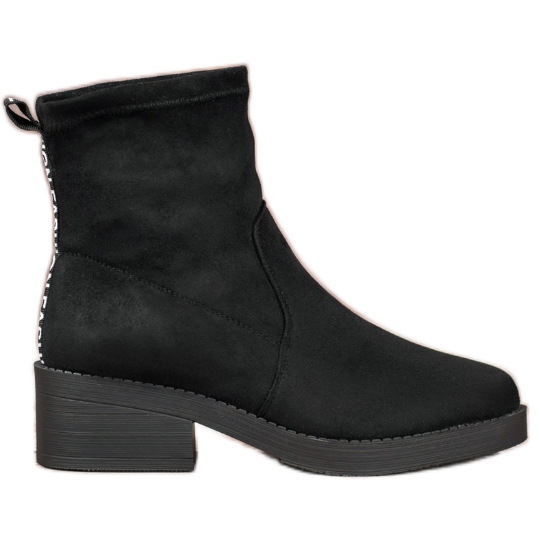 SHELOVET Botas deslizantes da moda preto