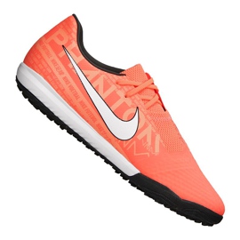 Chuteiras Nike Phantom Vnm Academy Tf M AO0571-810 azul laranjas e tintos