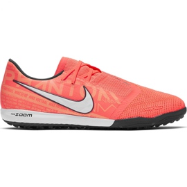 Chuteiras de futebol Nike Zoom Phantom Venom Pro Tf M BQ7497 810 laranja -de-rosa